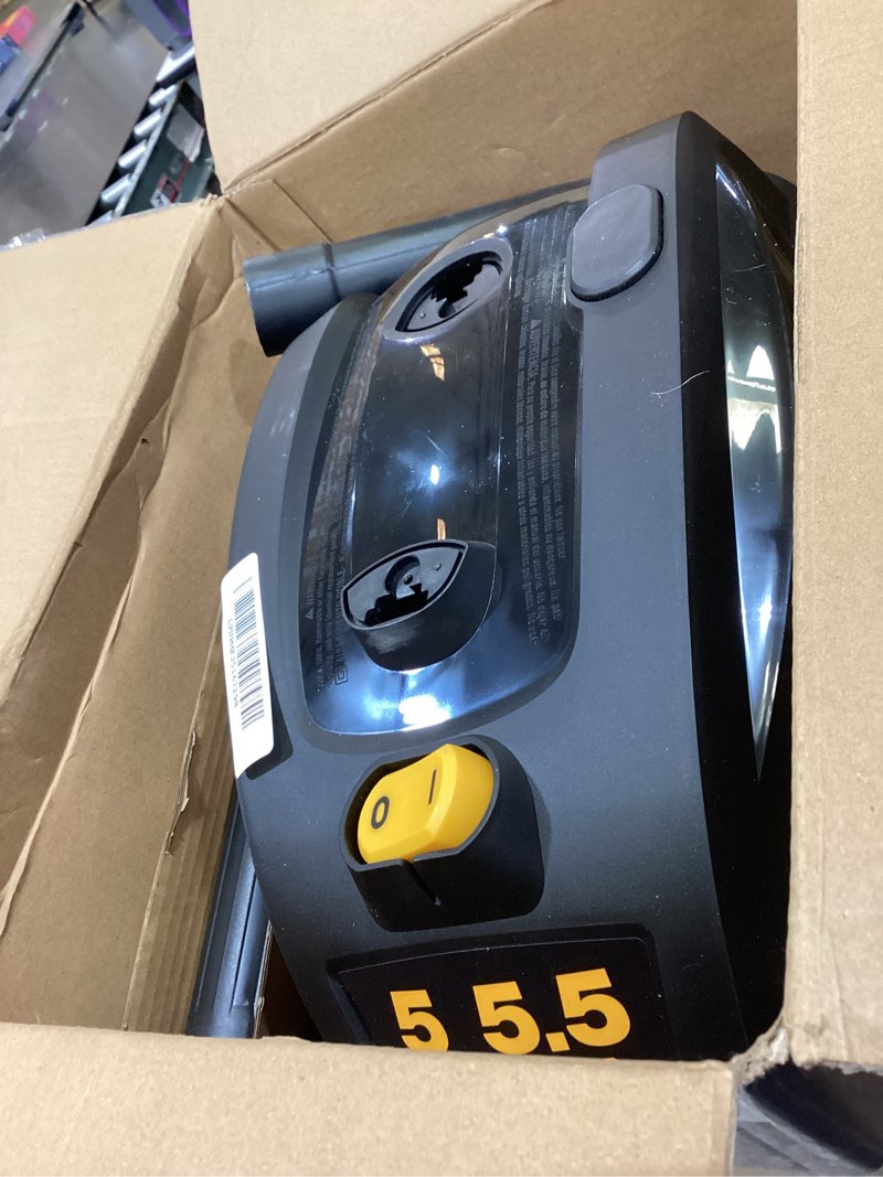 Condition photo showing As Is for vacmaster professional beast series vfb511h 0201 5-gallon 5.5 peak hp wet/dry vac, black upgraded 5 gal