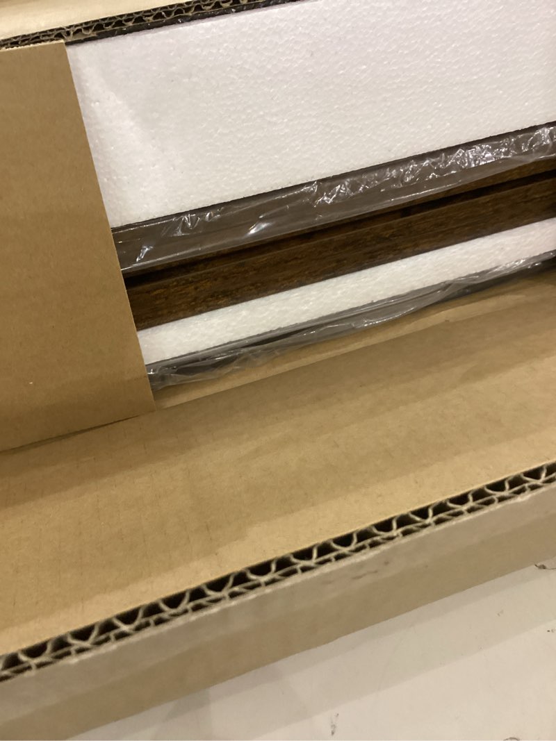 Condition photo showing Good Condition for SUPERJARE 102.4 Inch Sofa Table with Power Outlets and USB-C Ports, 5.9 Inch Narrow Console Tables, Entryway Hallway Couch Tables with Storage, Behind Sofa, Small Spaces, Living Room, Rusitc Brown