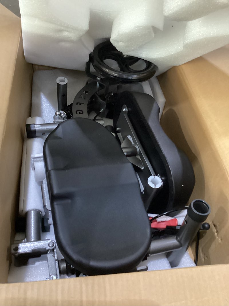 Condition photo showing Good Condition for knee scooter foldable knee scooter for adults for foot surgery with bag steerable knee walker with adjustable footrest knee walker for ankle foot recovery crutch alternative grey
