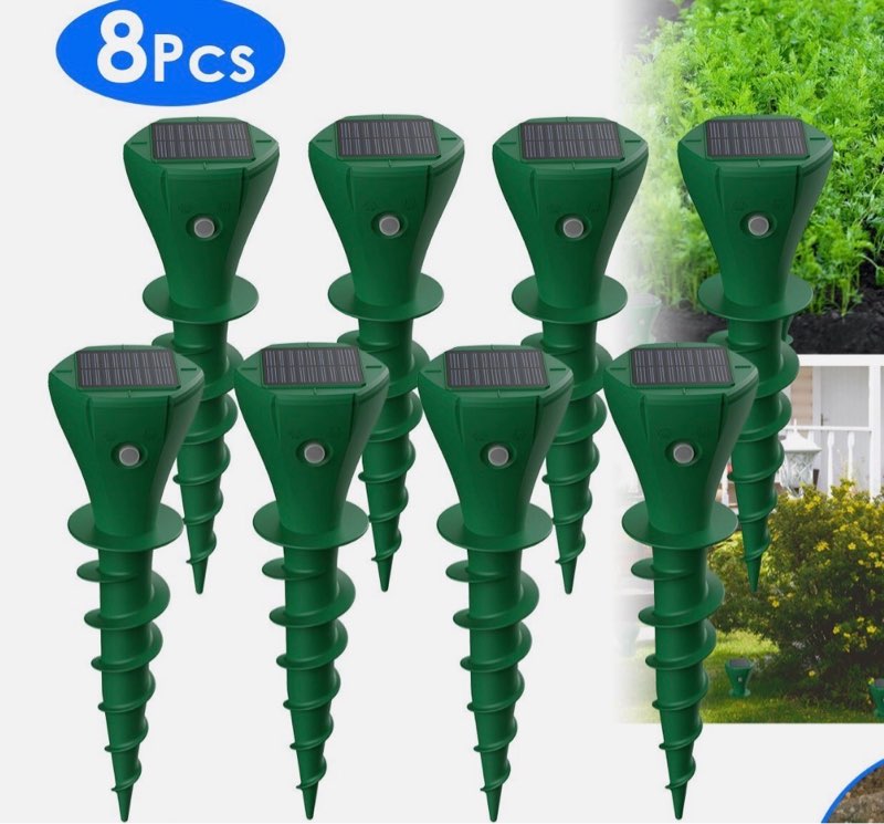 mole repellent for lawns gopher screw repeller solar powered outdoor groundhog deterrent vibration s