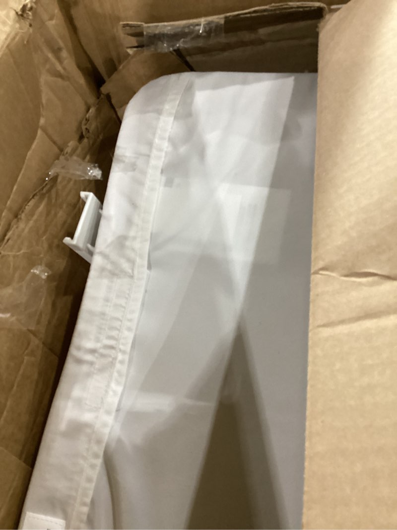 Condition photo showing As Is for bassinet bedside sleeper - all-mesh design, portable bedside bassinet for baby with washable mattress, 5 adjustable heights?beige?
