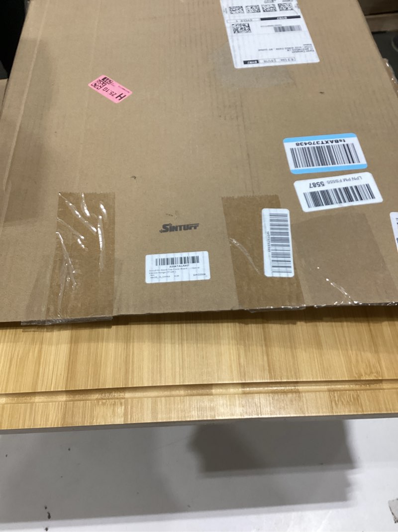 Condition photo showing Good Condition for Sintuff Rv Stove Top Cover Board, Countertop Cutting Board with 4 Pcs Adjustable Legs and Juice Grooves for Camper Trailer Gas or Electric Range (17"x20")