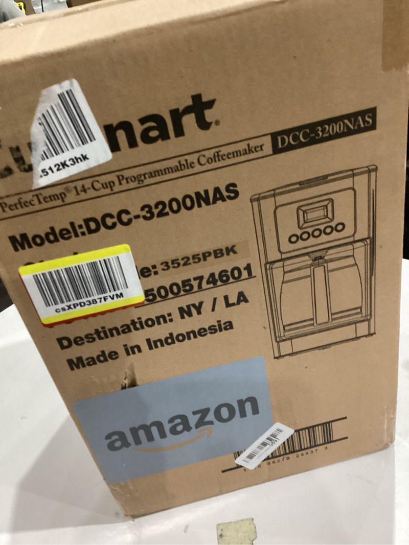 Condition photo showing Good Condition for Cuisinart 14-Cup Coffee Maker, Programmable PerfecTemp Glass Carafe Coffee Machine with 1-4 Cup Setting, Brew Strength Control and Brew Pause, Stainless Steel, DCC-3200NAS 14-Cup Glass Stainless