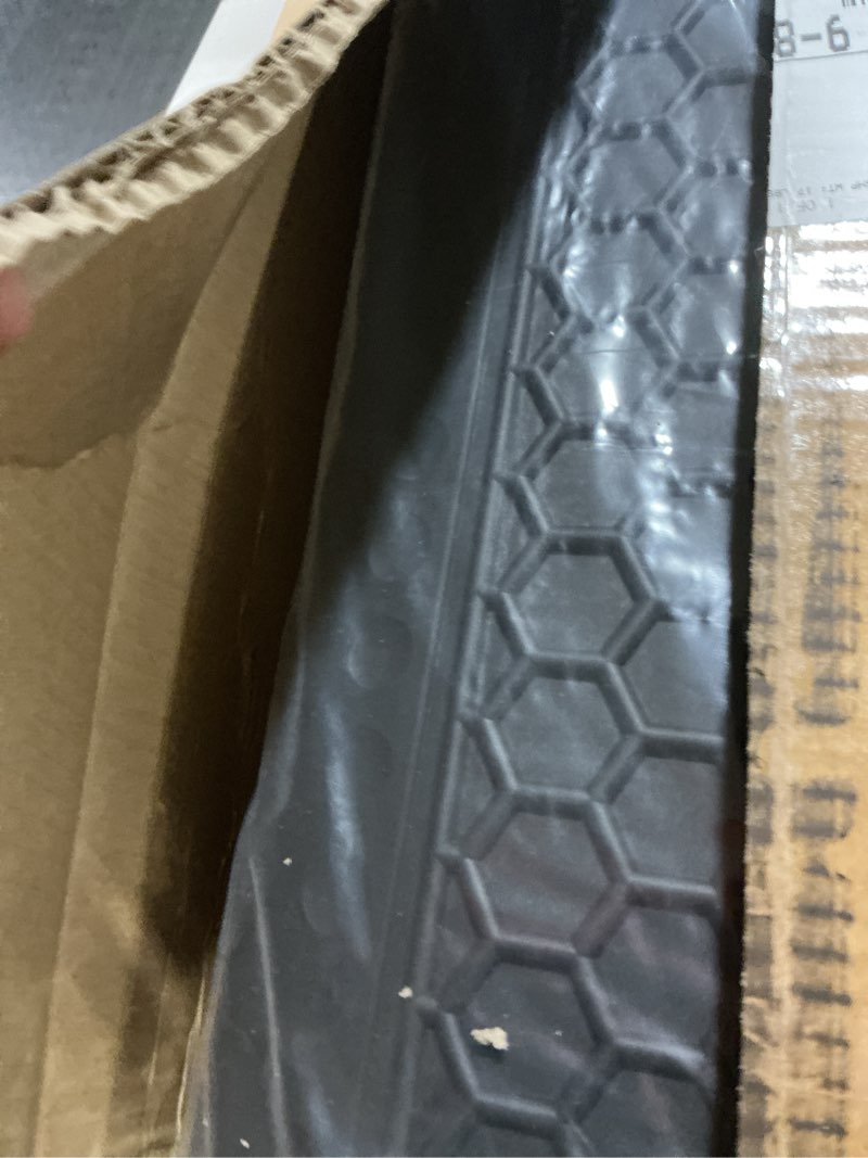 Condition photo showing Good Condition for Car Floor Mats Custom Fit for Nissan Kicks 2018 2019 2020 2021 2022 2023 2024 Odorless Washable Heavy Duty Rubber (All Weather) Floor Liners Front and Rear Row Set Black Black Kicks 2018-2024