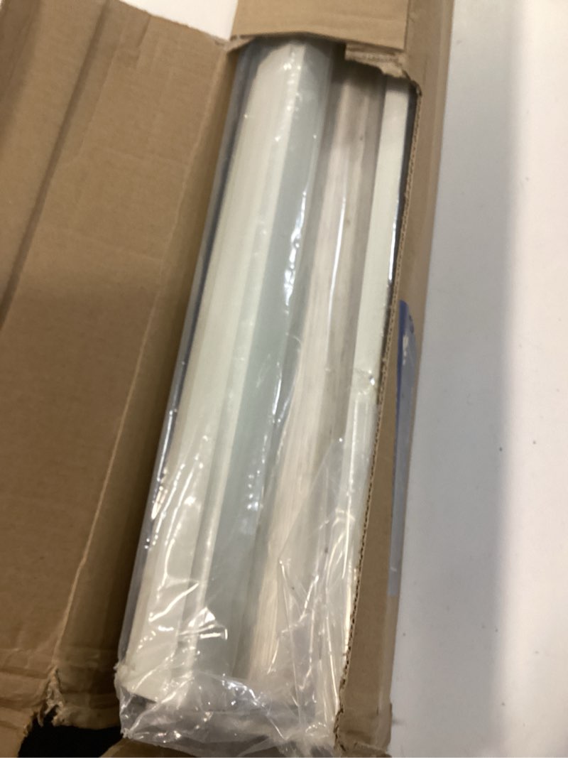 Condition photo showing Good Condition for Joydeco Linen Zebra Blinds for Windows, Cordless Privacy Light Filtering Dual Layer Window Shades, Free-Stop Roller Blinds for Home, 45” W x 72” H Linen 45"W x 72"H