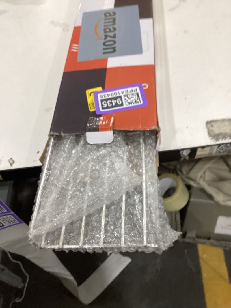 Condition photo showing New/Like New for qulimetal grill warming rack for weber gs4 genesis ii e-410, ii s-410, ii se-410 grills, grill parts for weber genesis ii 400 series, stainless steel warming rack for genesis 66045 32.7 inch stainless steel