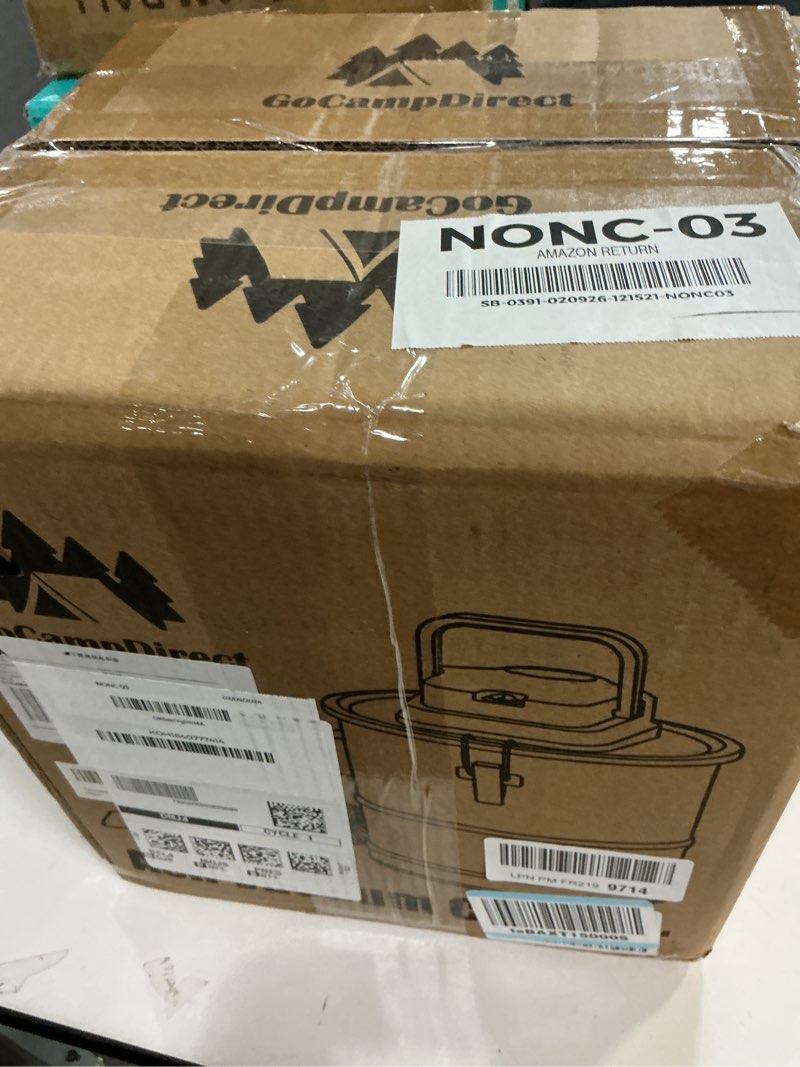 Condition photo showing Good Condition for Ash Vacuum Cleaner -2.6 Gallon Fireplace Ash Vac with 800w Powerful Hose Non-Woven Dust Separator | Dry Stove Vacuum for Fireplaces Pellet Grill Wood Stove Fire Pits Orange