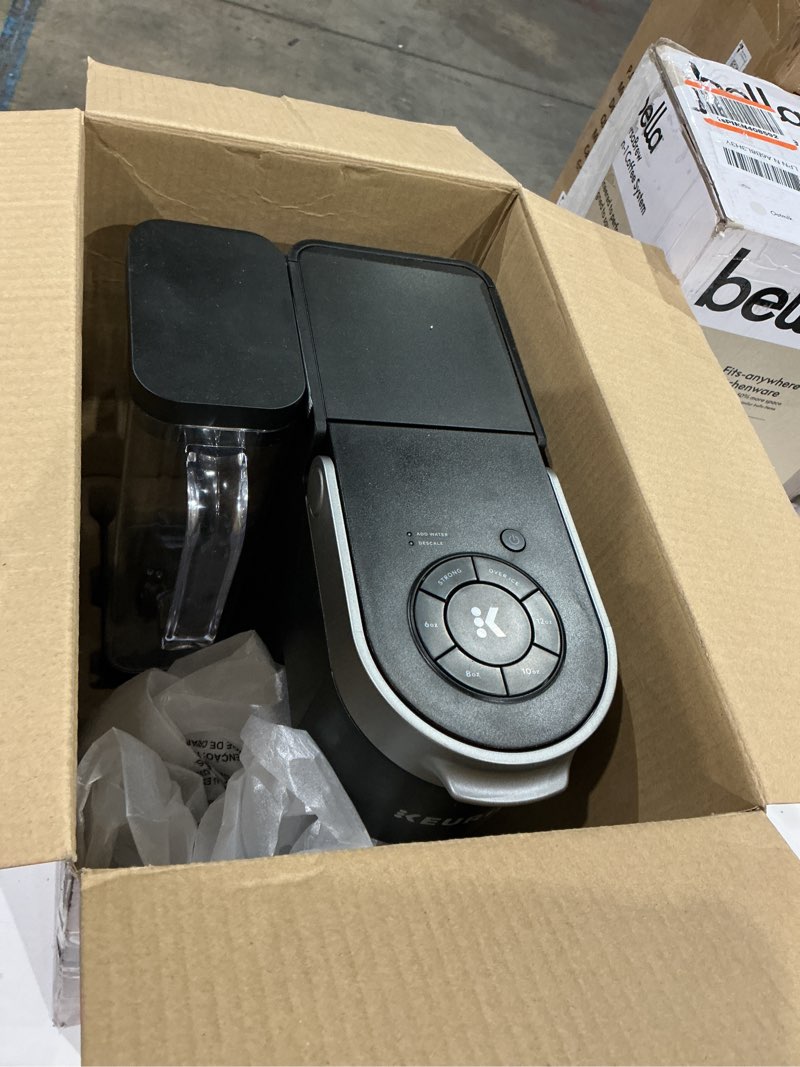 Condition photo showing Good Condition for keurig k-supreme single-serve k-cup pod coffee maker black: automatic shut-off, removable reservoir, brews iced coffee