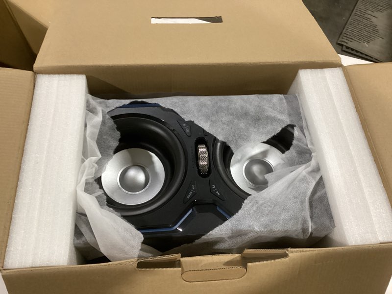 Condition photo showing Good Condition for Hotlemon Large Bluetooth Speaker: 240W Peak Powerful Loud Sound with Deep Bass, 15H Playtime, Fast Charge, TWS, Portable Wireless Speakers for Outdoor, Party, Beach, Backyard, Home, Outside (Black)