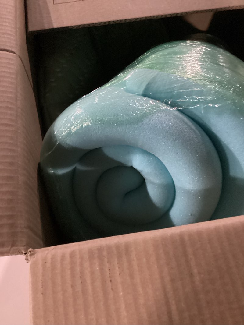 Condition photo showing As Is for LINENSPA Memory Foam Mattress Topper - 2 Inch Gel Infused Memory Foam - Plush Feel - Cooling and Pressure Relieving - CertiPUR Certified - Dorm Room Essentials - Twin Size Twin 2 Inch Classic Gel