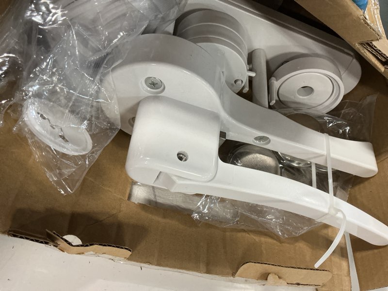 Condition photo showing As Is for button maker machine, pin maker machine, button press machine, diy badges making machine kit with free 50pcs supplies, installation-free (58mm/2.25inch) white 58mm