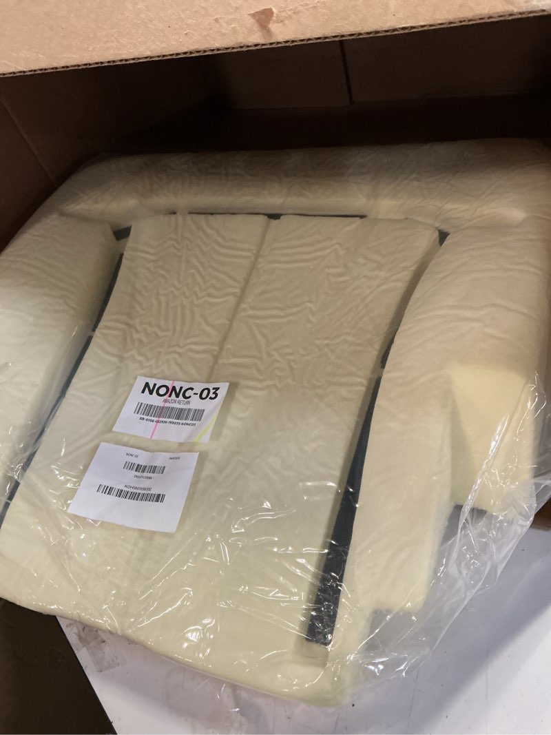 Condition photo showing As Is for acement seat foam cushion: driver side bottom                          2010-2015 gmc savana van replacement seat foam cushion: driver side bottom