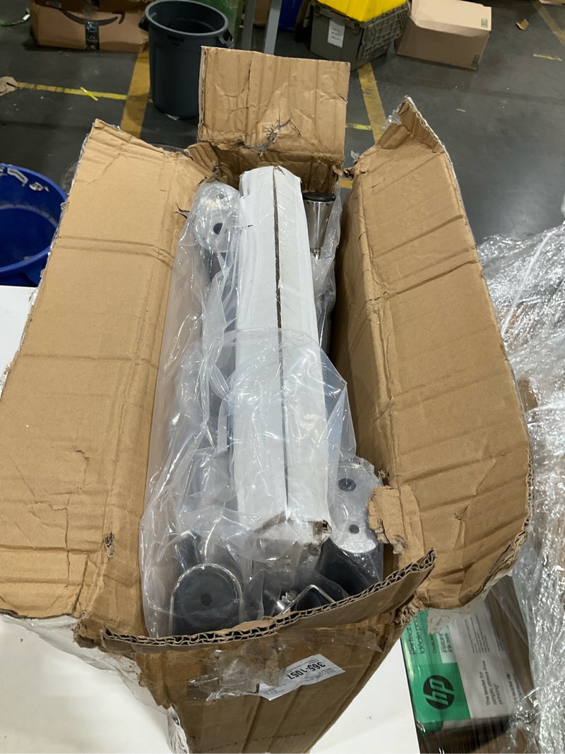 Condition photo showing Good Condition for 4-step pontoon boat ladder, 316 stainless steel folding telescoping inboard ladder with hand railing and extra wide steps
