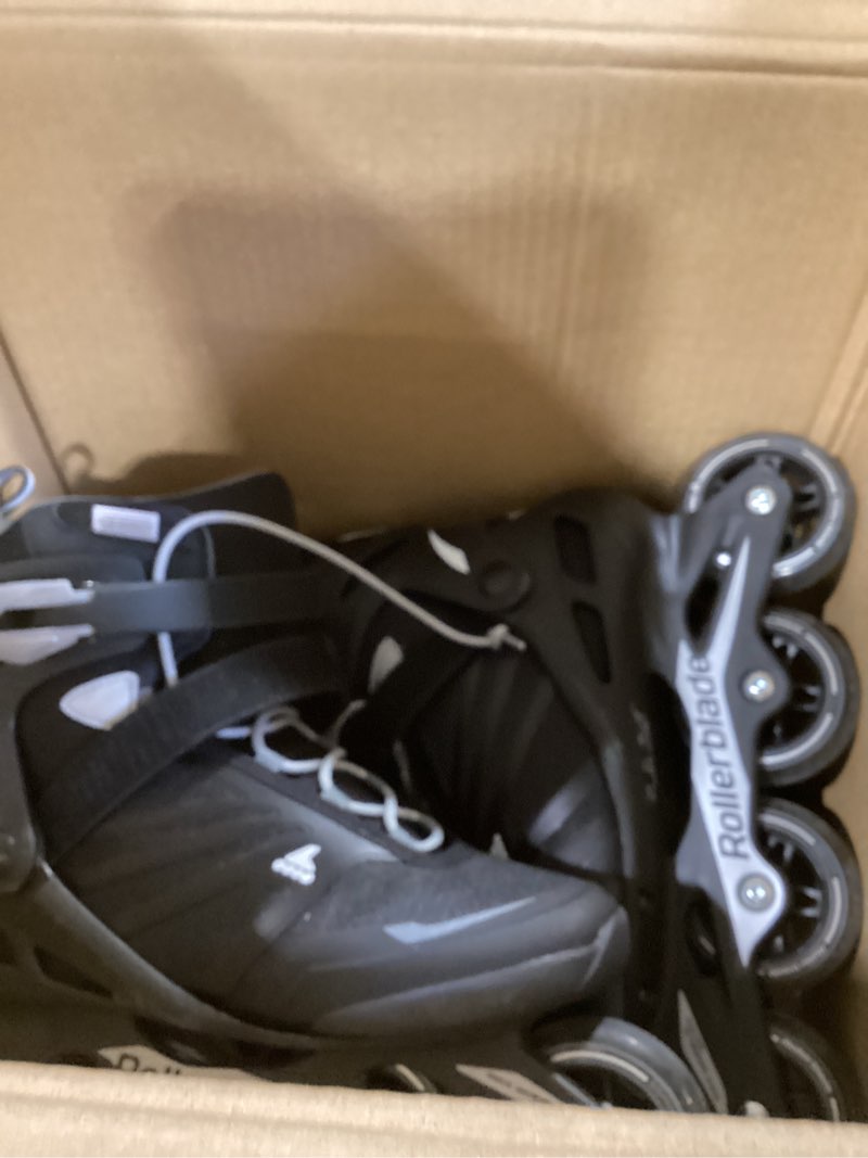 Condition photo showing Good Condition for rollerblade zetrablade men's adult fitness inline skate, black and silver black/silver 8