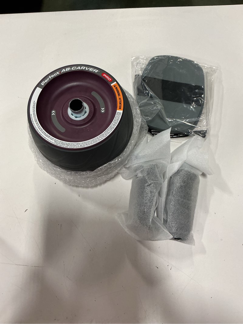 Condition photo showing Good Condition for Perfect Fitness Ab Carver Roller Wheel With Built In Spring Resistance, At Home Core Workout Equipment Ab Carver Pro