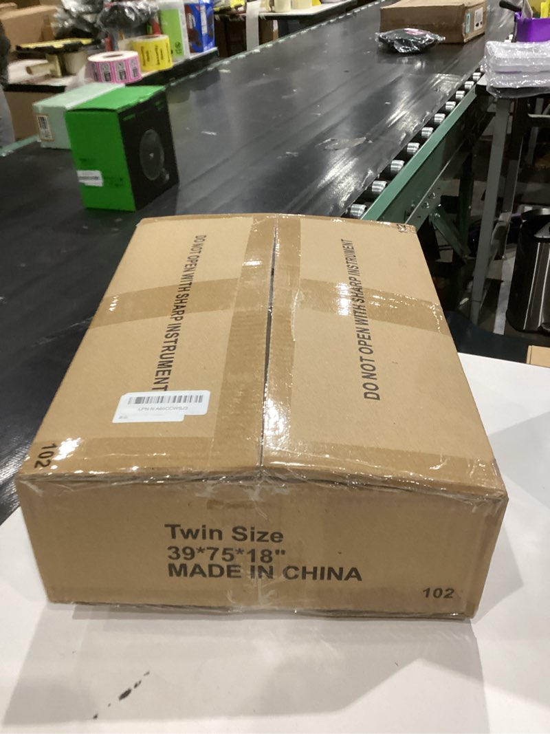 Condition photo showing New/Like New for Mattress Topper Twin for Back Pain, Extra Thick Mattress Pad Cover, Plush Pillow Top, Deep Elastic Pocket, White,39"X75"+20" Twin White