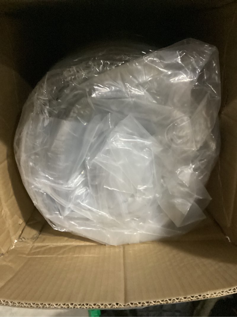 Condition photo showing As Is for MAXYOYO Tri-Fold Mattress, 6 Inch Tufted Folding Futon Foam Bed, Foldable Floor Mattress Guest Bed Futon Topper Portable Camping Sleeping with Corded Fabric, Dark Grey, 59"x79" Queen Dark Grey