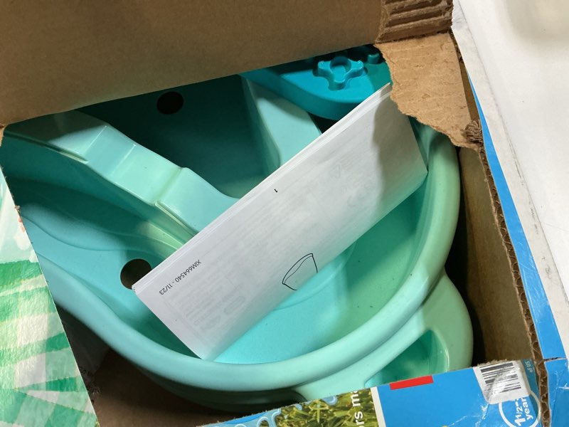 Condition photo showing New/Like New for Little Tikes Build & Splash Water Table with 25 Piece Accessories - Wet/Dry Play, Indoor/Outdoor with Removeable Grow-with-Me Legs