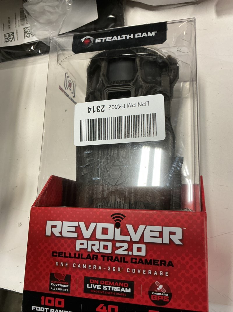 Condition photo showing Good Condition for Stealth Cam Revolver Pro 2.0 360 Degree Cellular Camera 40MP, 1-6 Zone On-Demand and Live View, 0.4 Sec Trigger, Built in Memory, HD Photo and Video
