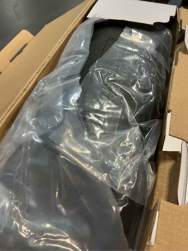 Condition photo showing Good Condition for YOUFI Leather Seat Cushion Extra-Thick Booster for Office Chair to Rise Height - Full Filling for Support - with Breathable Cover, Handle and Buckle - Relieves Back Pain – 18"x16"x6" (Black)