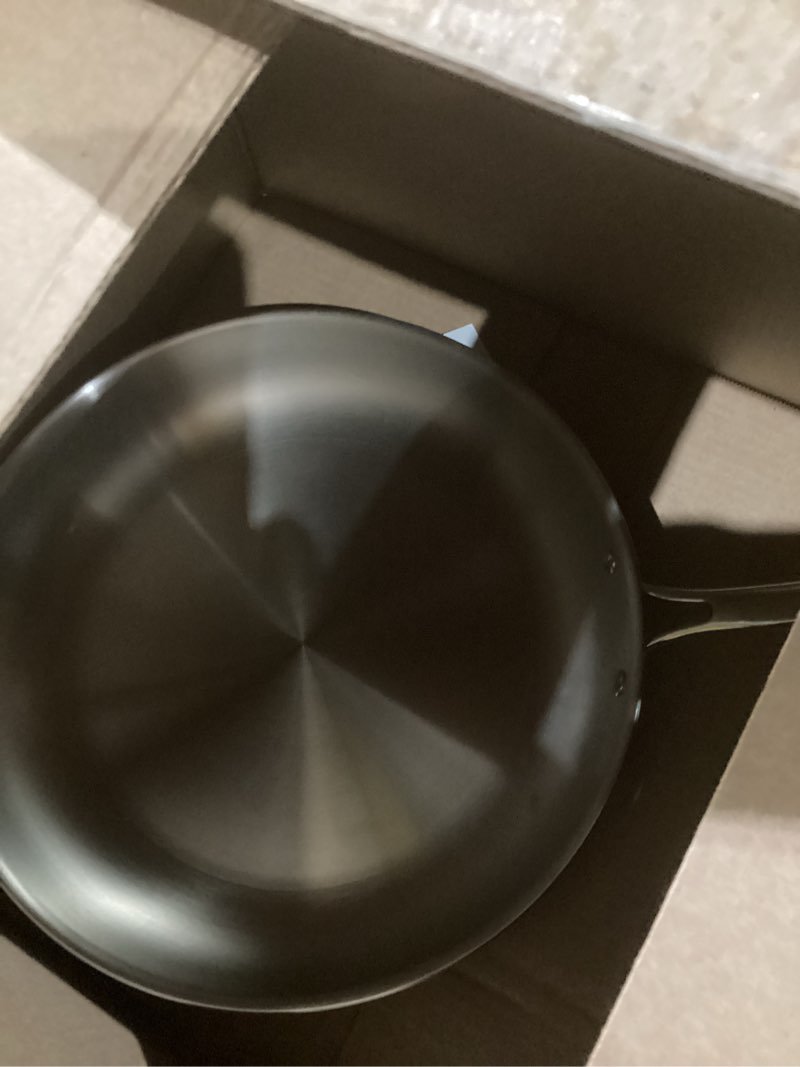 Condition photo showing Good Condition for Tramontina Signature Tri-Ply Clad Stainless Steel 12-Inch Large Frying Pan, Induction-Ready Skillet, Dishwasher-Safe, NSF-Certified, Made in Brazil FRY PAN 12-Inch