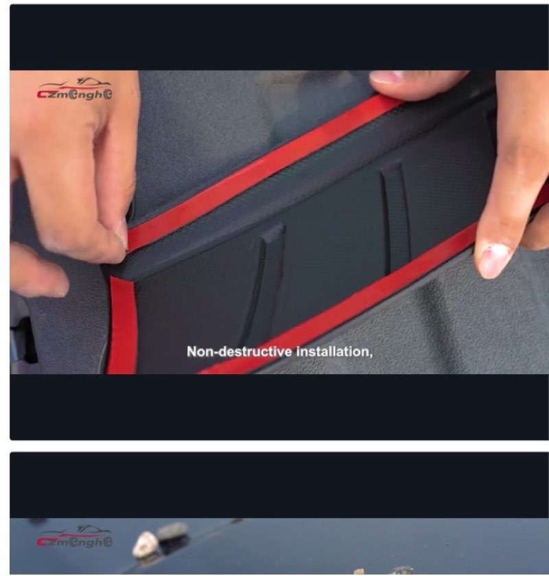 WASOFF Hood Protector Fit for Chevy Silverado 1500 2019-2025 Bugflector TPE Low Profile Hood Shield