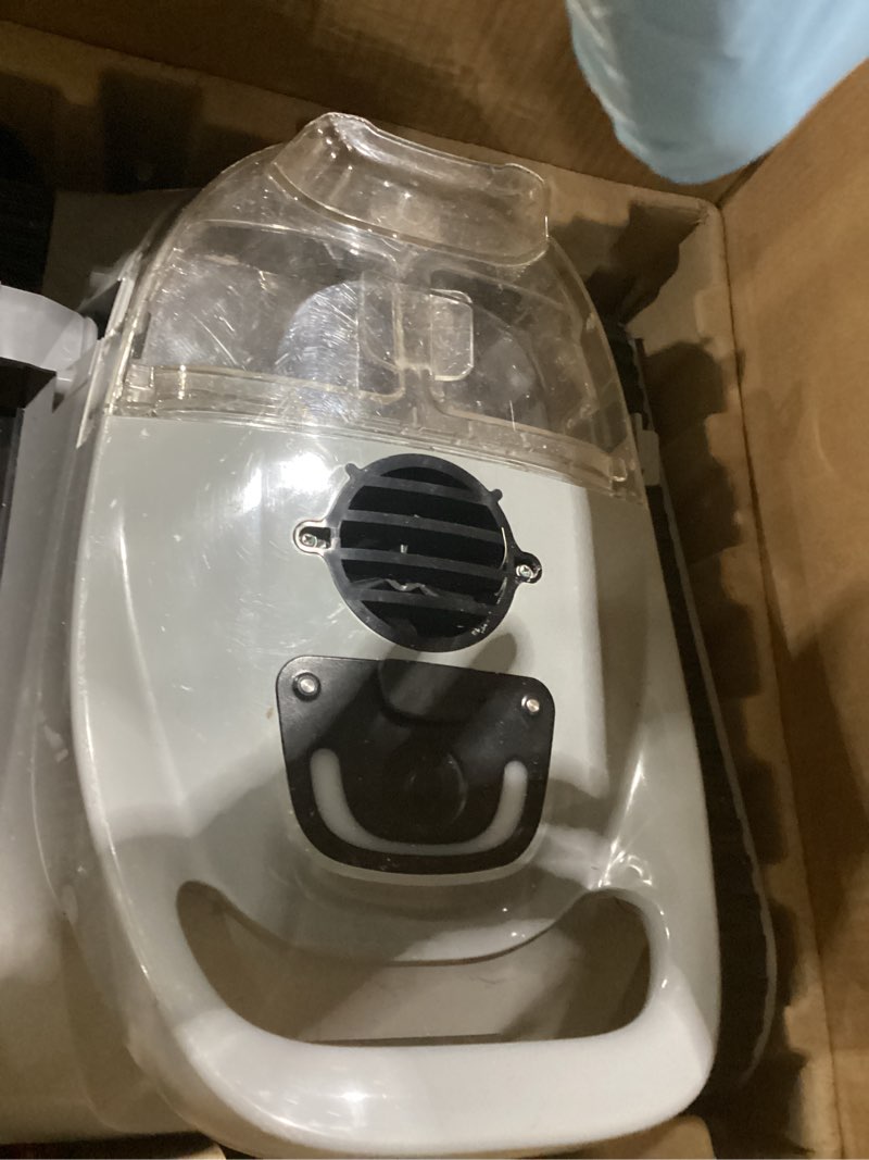 Condition photo showing As Is for NOT TESTED Cordless Robotic Pool Cleaner -Pool Vacuum 180W Brushless Motor, 45,000Pa Suction, Wall Climbing, Sonar Navigation, 3 Modes Automatic Pool Robot for Inground & Above-Ground Pools Up to 2150 Sq. Ft. Gray