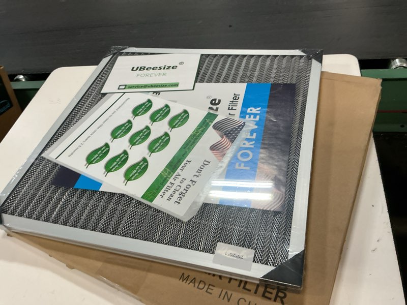 Condition photo showing Good Condition for ubeesize 19.75x19.75x0.82 inch reusable air filter - washable, merv 8, permanent, electrostatic - lasts a lifetime - enjoy fresher air in home and office hvac ac furnace systems