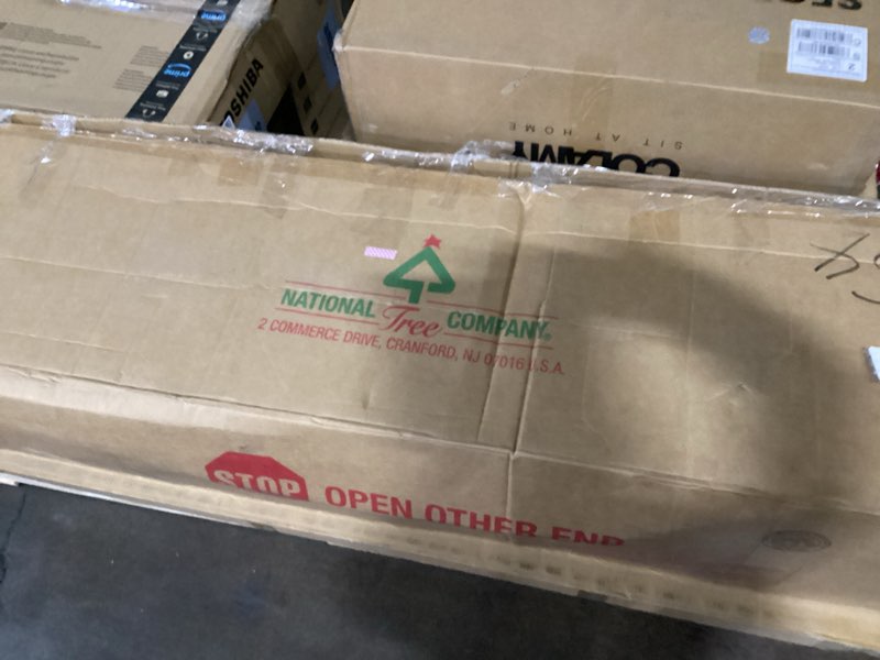 Condition photo showing Good Condition for National Tree Company Pre-Lit Artificial Christmas Tree  Green  Dunhill Fir  Dual Color® LED Lights  10 Feet