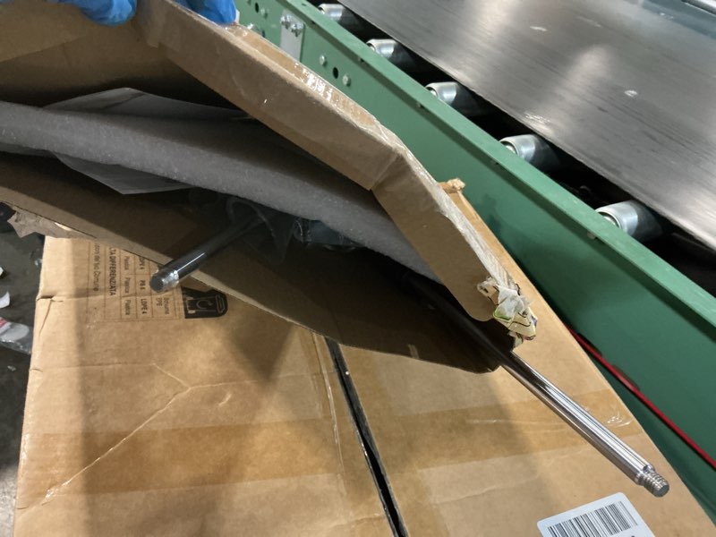 Condition photo showing As Is for 20 Inch 200Lb/890N Gas Struts, Gas Shocks Spring Prop Lift Support with L-Type Mounting Brackets for Heavy Duty Tool Box Lid RV Bed Door Boat Hatch TV Cabinet Window Basement Floor Trap Door, 2 PCS 20 inch 200LB/889N