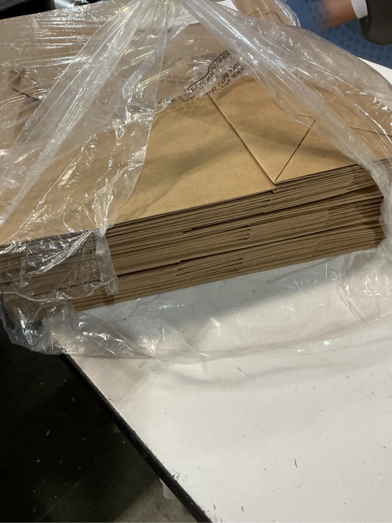 Condition photo showing New/Like New for bagdream 12.5x4.5x11 25pcs gift bags heavy duty kraft brown paper bags with handles, sturdy large paper gift sacks for shopping, retail, merchandise, wedding party favor
