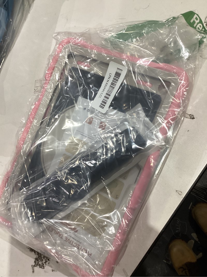 Condition photo showing As Is for BMOUO for Samsung Galaxy Tab A9+/A9 Plus Case 11" 2023 (SM-X210/X216/X218), Shockproof Galaxy Tab A9 Plus Case with Rotating Stand and Hand/Shoulder Strap, Pink