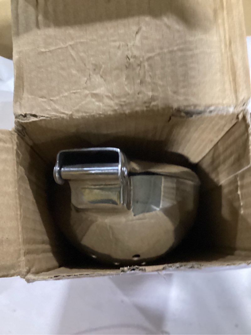 Condition photo showing Good Condition for stainless steel lemon squeezer - metal citrus juicer - lime lemon and fruit juicer with silicone handles - large manual citrus press juicer - hand held squeezer - ergonomic design with solid black