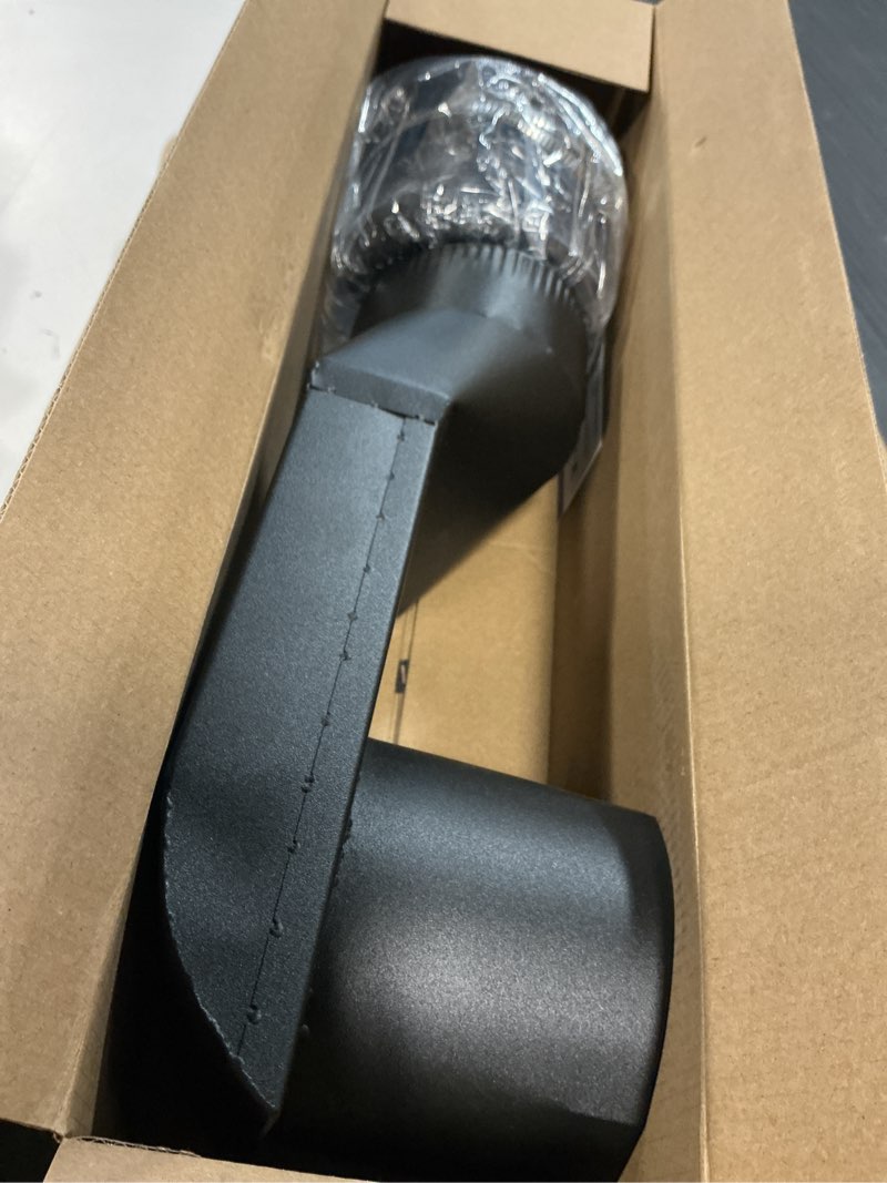 Condition photo showing Good Condition for stainless steel periscope dryer vent, 90° elbow kit, 4-inch telescoping duct for tight spaces