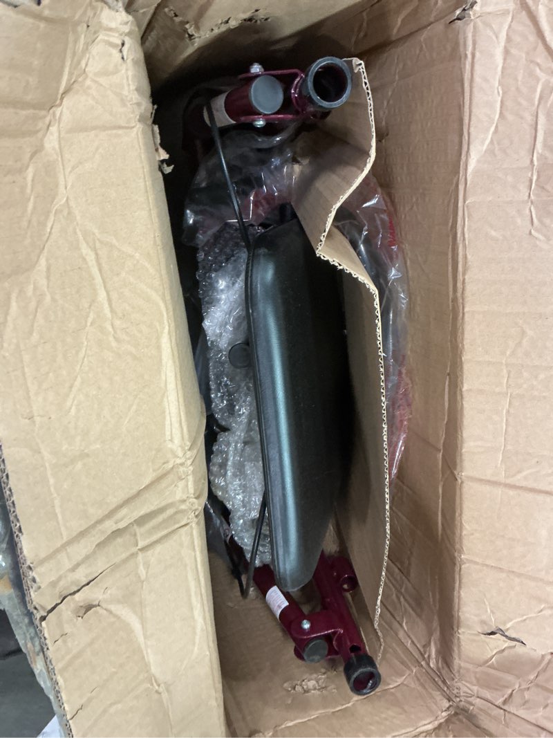 Condition photo showing New/Like New for Medline Aluminum Rollator Walker with Seat, Folding Mobility Rolling Walker has 8 inch Wheels, Burgu