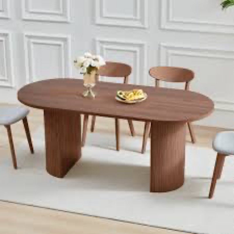 70.87" Oval Dining Table