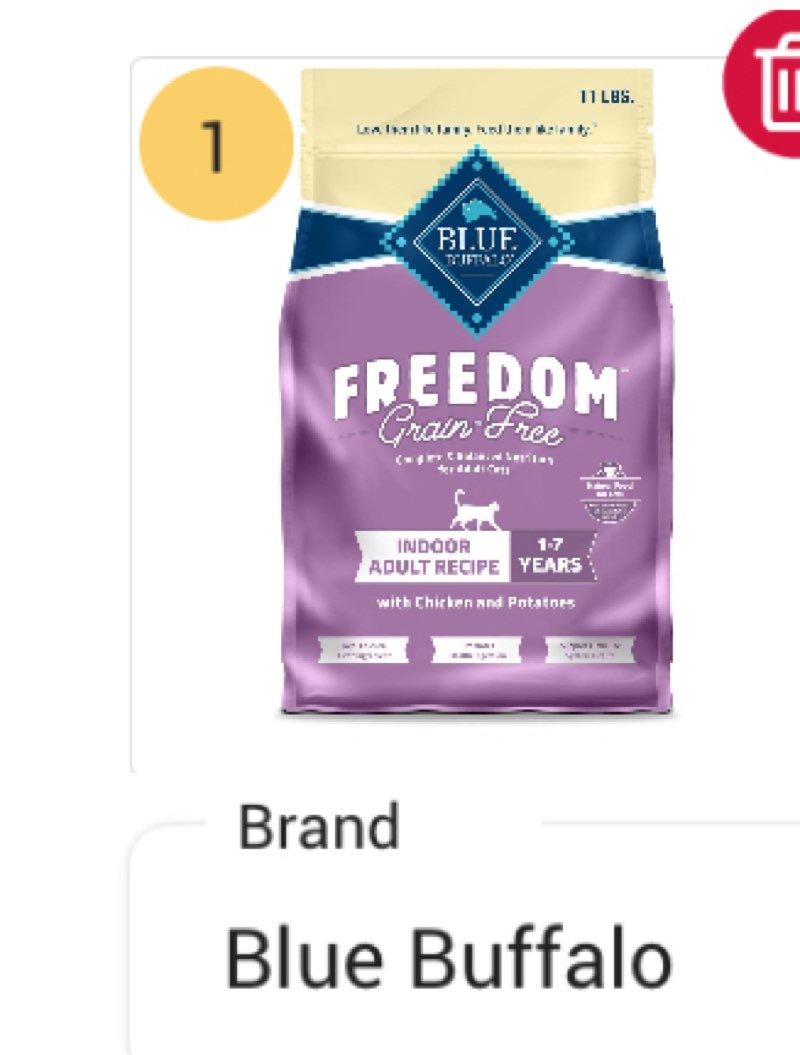 Blue Buffalo Freedom Grain-Free Adult Dry Cat Food, Complete & Balanced Nutrition for Indoor Cats, Made with Natural Ingredients, Chicken Recipe, 11-lb. Bag(BB: Sep 30 /2025)