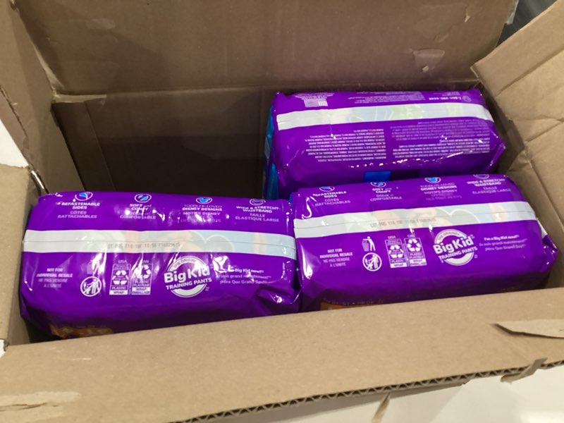 Condition photo showing As Is for Pull-Ups Boys' Learning Design Pack Disposable Training Pants - 3T-4T - 112ct, MISSING 1 PACK