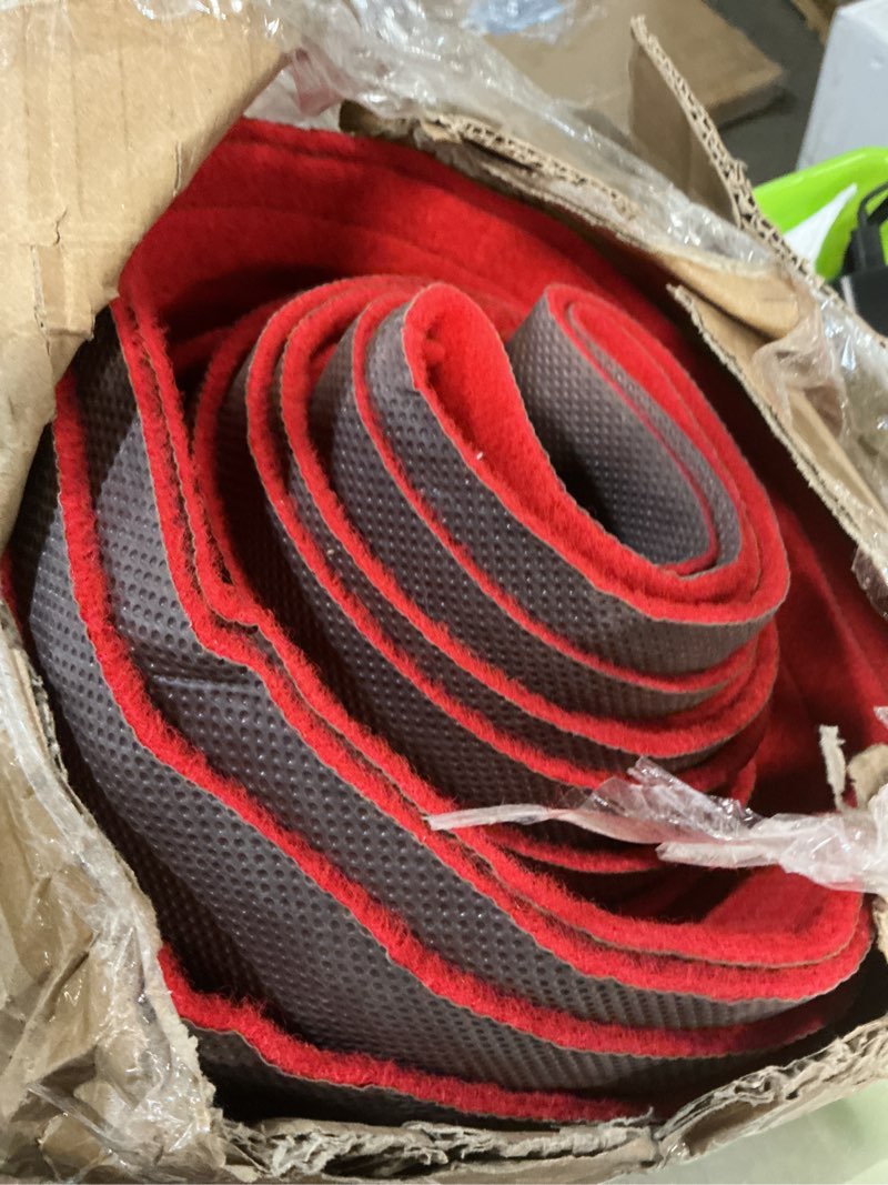 Condition photo showing Good Condition for PBHEPJ 4ft x 30ft Extra Thick Red Carpet Runner for Party & Hollywood, Festival Celebration, Wedding, Graduation Ceremony, Award Ceremony, VIP Reception, Heavy-Duty, Non-Slip TPR Rubber