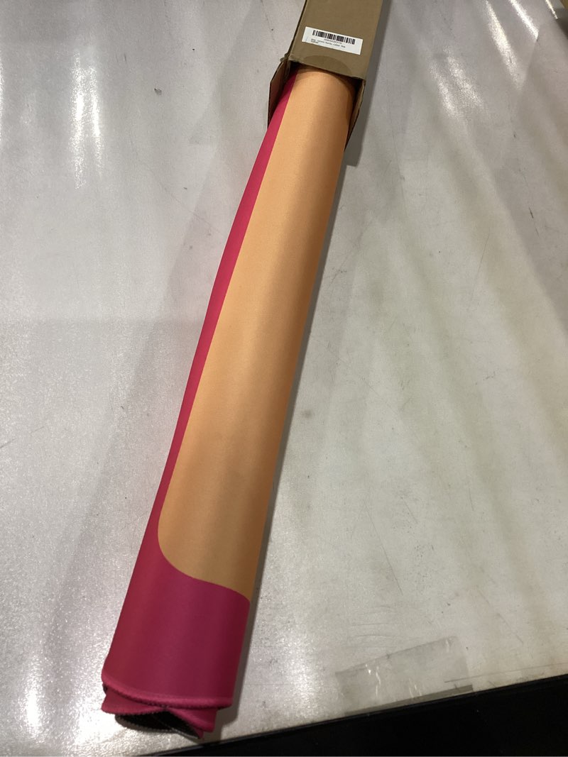 Condition photo showing Good Condition for Standard Mahjong Mat (4 Color Combinations) | Scalloped Edges & Bright Colors | 31"" x 31"" (Orange Center- Pink Scallop)