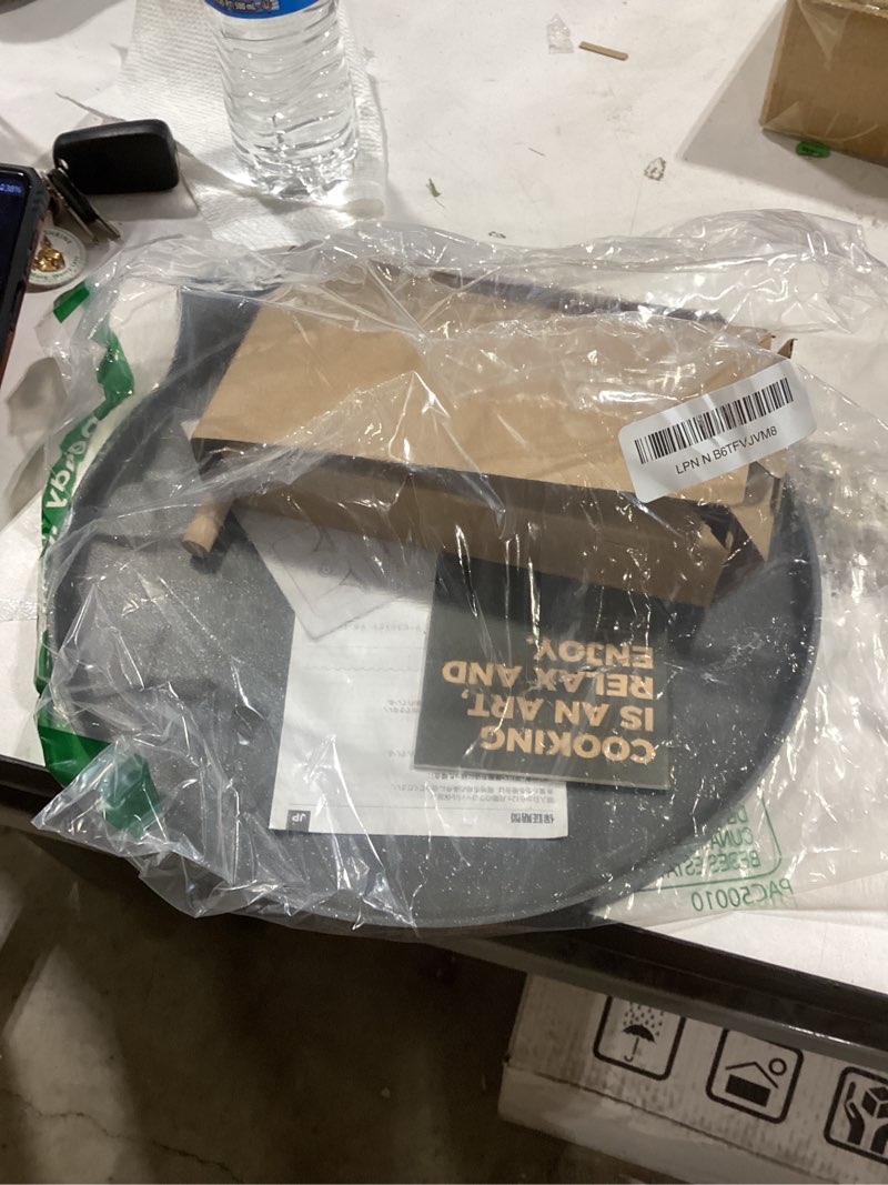 Condition photo showing New/Like New for similar producteslite life 9.5 inch crepe pan with spreader, nonstick granite coating dosa pan, roti tawa comal para tortillas pancake griddle pan, induction compatible, ptfe & pfoa free, black 9.5\" w/spreader black