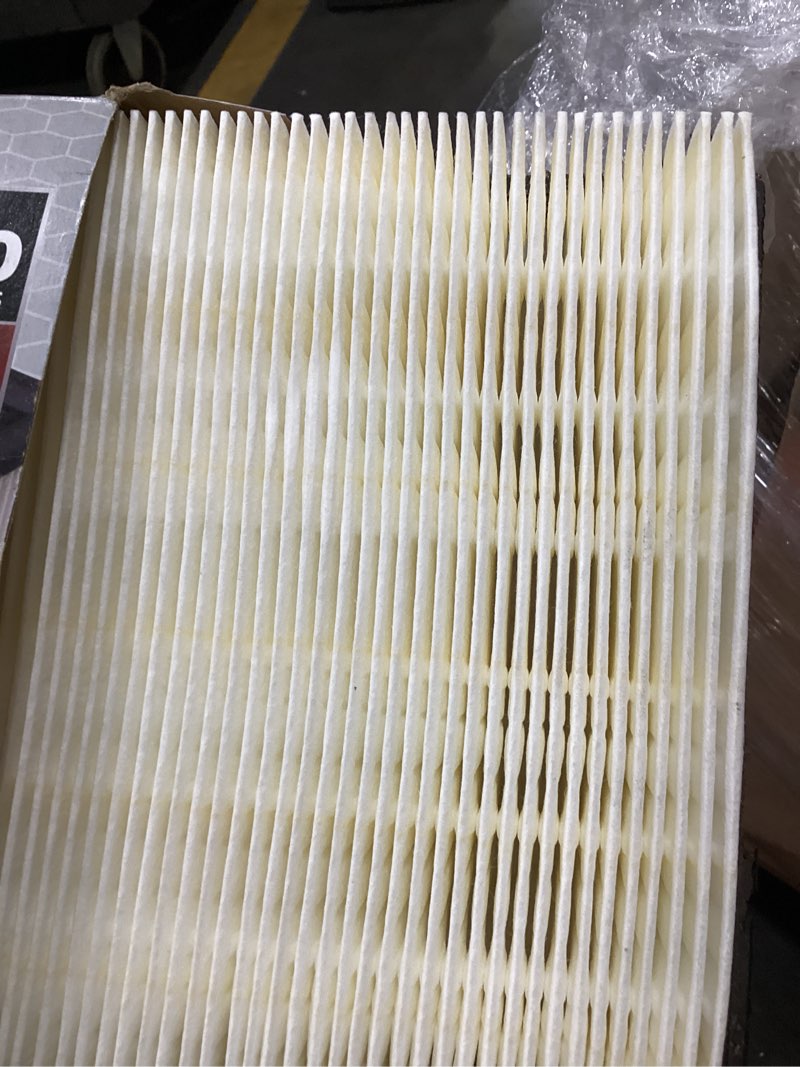Condition photo showing As Is for super tech 1270 engine air filter, replacement filter for ford fits select: 2015-2023 ford edge, 2013-2020 ford fusion