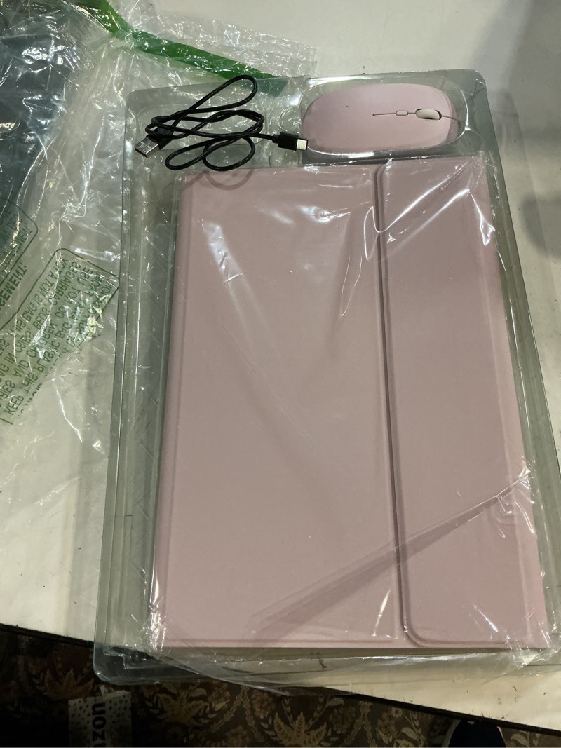 Condition photo showing Good Condition for case with keyboard for 2025 lenovo idea tab pro 12.7 inch - rainbow backlit detachable cover with mouse (tb373fu/tb375fc) - pink