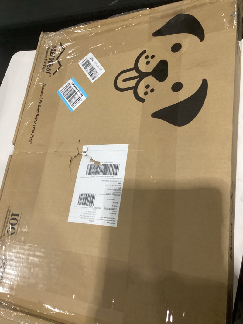 Condition photo showing Good Condition for MidWest Homes for Pets 24-Inch iCrate Folding Dog Crate with Divider Panel, Leak-Proof Tray & Secure