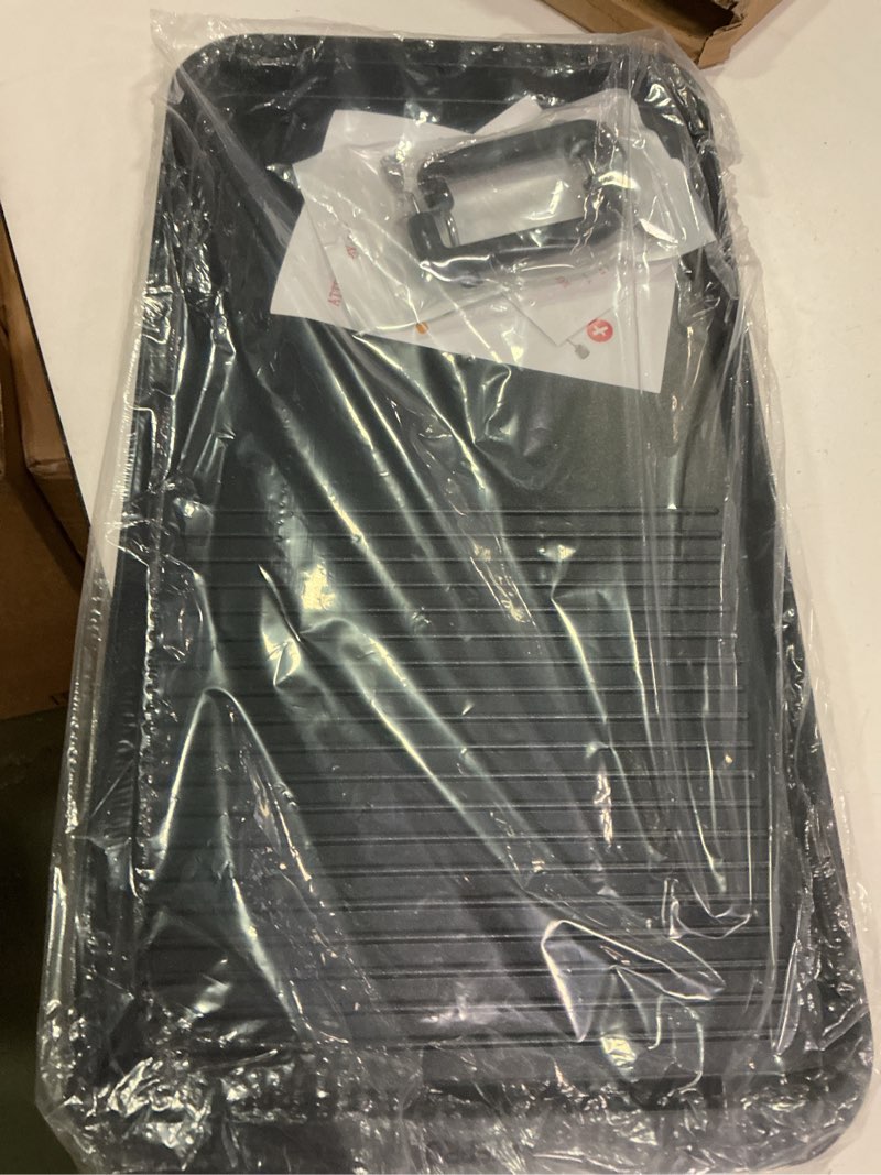 Condition photo showing New/Like New for Vayepro 2-in-1 Stove Top Griddle & Grill Pan, 20 Inch Non-Stick Double Burner Griddle for Gas, Electric, and Camping Stoves, Perfect for Pancakes, BBQ, and Indoor/Outdoor Cooking 20" x 10" x 1"