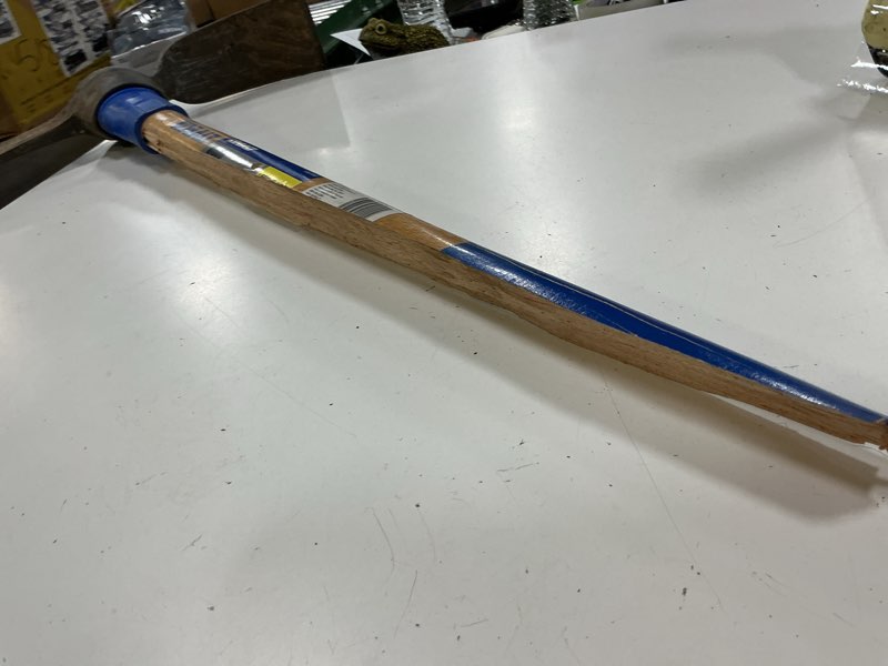 Condition photo showing As Is for kobalt kobalt cutter mattock wood handle 5lb