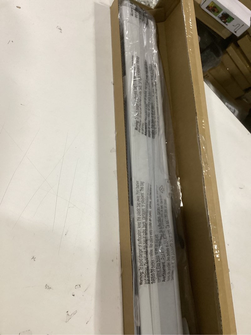 Condition photo showing Good Condition for LazBlinds No Tools No Drill Cordless Cellular Shades, Blackout Light Blocking Honeycomb Shades for Home, Thermal Insulation Blinds for Windows, 34" W x 64" H, White Blackout-white 34" W x 64" H