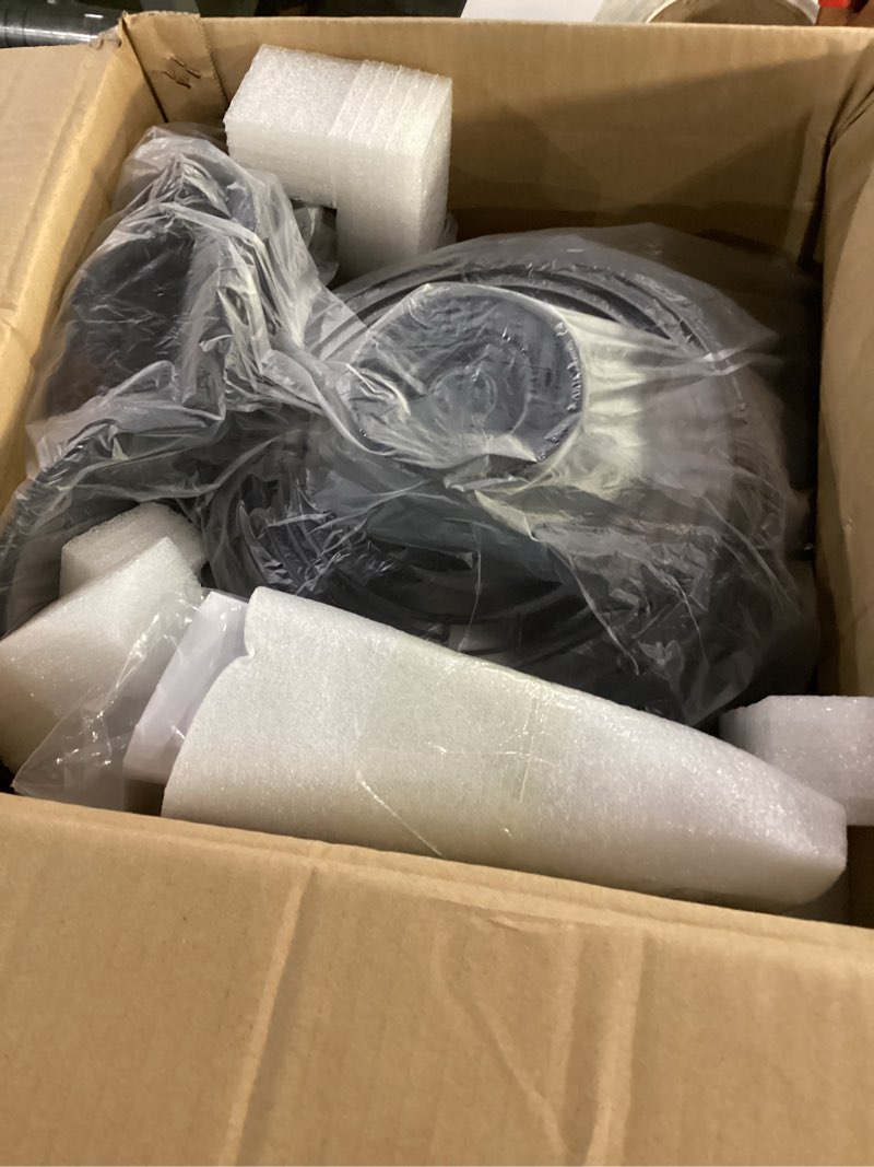 Condition photo showing New/Like New for 8'' upgraded shutter exhaust fan with thermostat & remote, 760 cfm wall mounted attic exhaust fan, auto on/off by temperature for garage, greenhouses, sheds, chicken coops & basement 8 inch