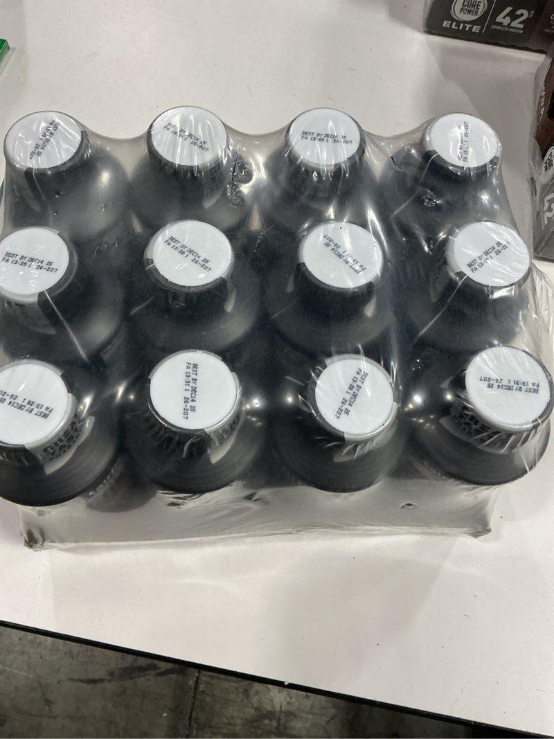 Condition photo showing New/Like New for Best by 12/14/25 Core Power Protein Shake, Chocolate, 26g Bottle, 14oz, 12 Pack