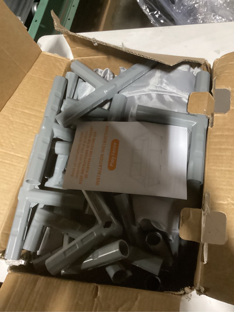 Condition photo showing Good Condition for Similar to.  Baby Playpen 50x50 Inch, Play Pens for Babies and Toddlers Baby Fence Play Yards for Indoor & Outdoor with Breathable Mesh Anti-Fall Playpen Light Grey 50\"x50\"